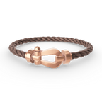 [LUXE JEWELRY]FORCE LARGE HORSESHOE NO DIAMOND BRACELET ROSE GOLD