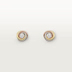 [LUXE JEWELRY] TRINITY STUD DIAMOND EARRINGS