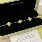 [LUXE JEWELRY] CLOVER 5 MOTIF LASER BRACELET COLLECTION
