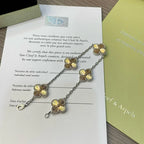 [LUXE JEWELRY] CLOVER 5 MOTIF LASER BRACELET COLLECTION