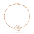 [LUXE JEWELRY]LUCKY WHITE MOP PLUM BLOSSOM  BRACELET