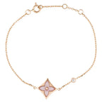 [LUXE JEWELRY]STAR 1 DIAMOND PINK GOLD BRACELET