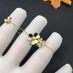 [LUXE JEWELRY]FRIVOLE GOLD 5 FLOWERS BRACELET