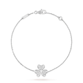 [LUXE JEWELRY]FRIVOLE SILVER FLOWER DIAMOND BRACELET