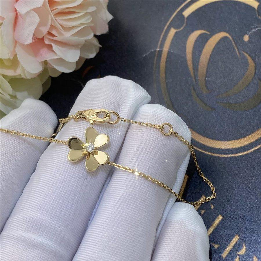 [LUXE JEWELRY]FRIVOLE GOLD FLOWER BRACELET