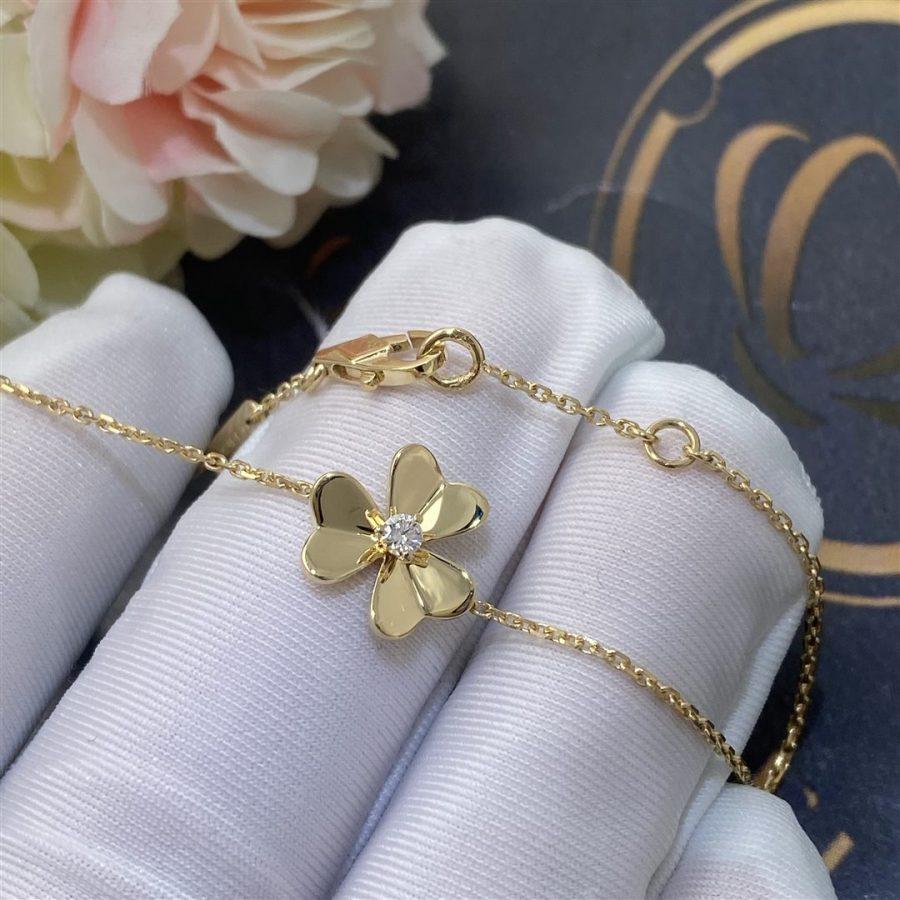 [LUXE JEWELRY]FRIVOLE GOLD FLOWER BRACELET
