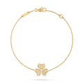 [LUXE JEWELRY]FRIVOLE GOLD FLOWER DIAMOND BRACELET