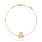 [LUXE JEWELRY]FRIVOLE GOLD FLOWER DIAMOND BRACELET