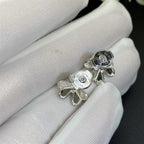 [LUXE JEWELRY]FRIVOLE MINI SILVER FLOWER EARRINGS