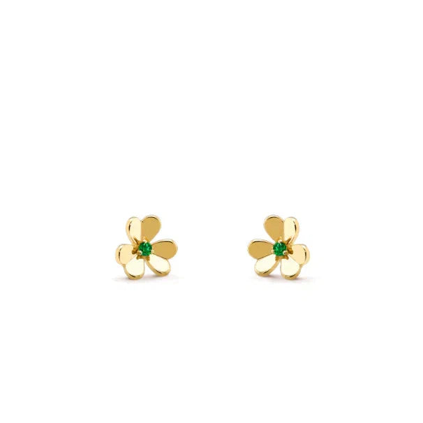 [LUXE JEWELRY]FRIVOLE  FLOWER MALACHITE EARRINGS