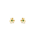 [Luxe]FRIVOLE  FLOWER MALACHITE EARRINGS