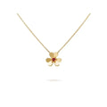 [LUXE JEWELRY]FRIVOLE GOLD FLOWER NECKLACE