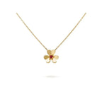 [LUXE JEWELRY]FRIVOLE GOLD FLOWER NECKLACE