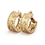 [LUXE JEWELRY]PERLEE DIAMOND EARRINGS