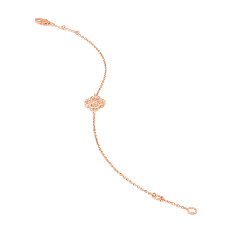 [LUXE JEWELRY]CLOVER SINGLE FLOWER BRACELET