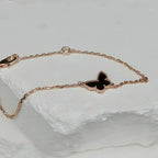 [LUXE JEWELRY]BUTTERFLY ONYX  BUTTERFLY BRACELET