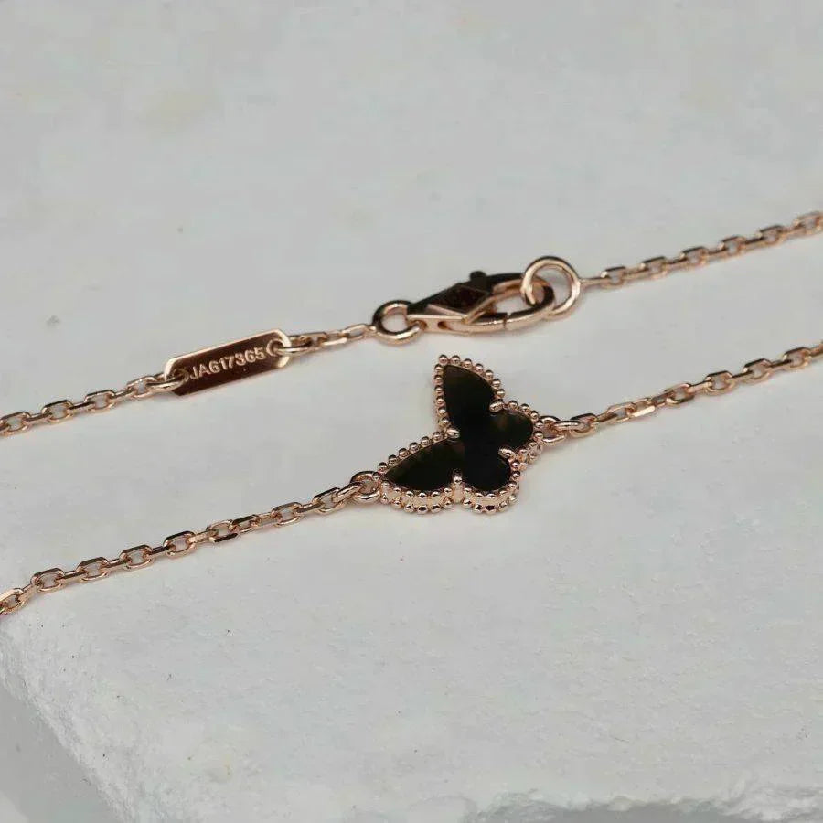 [LUXE JEWELRY]BUTTERFLY ONYX  BUTTERFLY BRACELET