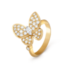 [LUXE JEWELRY]BUTTERFLY DIAMOND RING