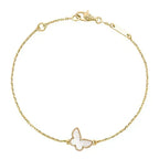 [LUXE JEWELRY]BUTTERFLY DARK MOP BUTTERFLY BRACELET