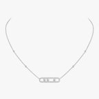 [Luxe Jewellery]  Move Pave_ Rose Gold Diamond Necklace