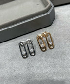 [Luxe Jewellery] MOVE UNO SMALL 1 DIAMOND EARRINGS