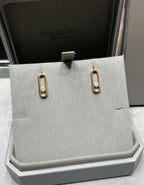 [Luxe Jewellery] MOVE UNO SMALL 1 DIAMOND EARRINGS