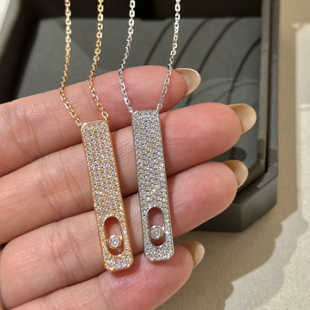 [LUXE JEWELRY]MY FIRST DIAMOND PAVED NECKLACE
