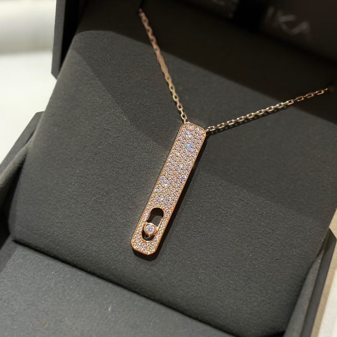 [LUXE JEWELRY]MY FIRST DIAMOND PAVED NECKLACE