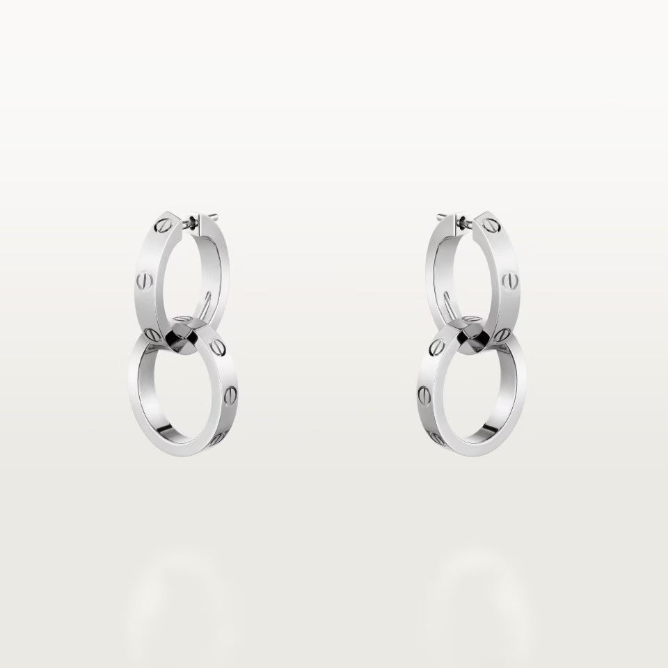 [LUXE JEWELRY] LOVE 3.3MM DANGLE EARRINGS