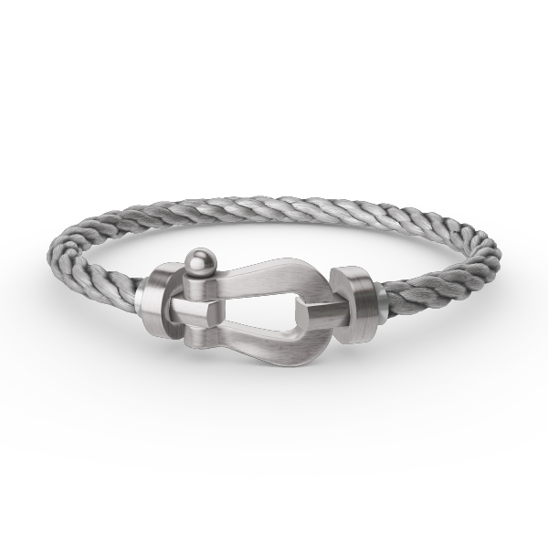 [LUXE JEWELRY]FORCE LARGE HORSESHOE NO DIAMOND BRACELET SILVER