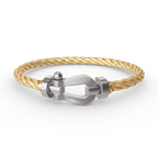 [LUXE JEWELRY]FORCE LARGE HORSESHOE NO DIAMOND BRACELET SILVER