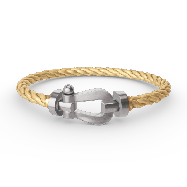 [LUXE JEWELRY]FORCE LARGE HORSESHOE NO DIAMOND BRACELET SILVER