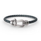 [LUXE JEWELRY]FORCE LARGE HORSESHOE NO DIAMOND BRACELET SILVER