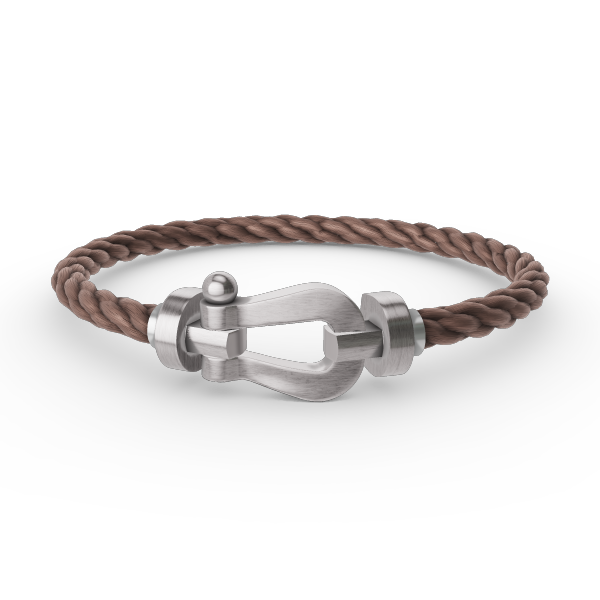 [LUXE JEWELRY]FORCE LARGE HORSESHOE NO DIAMOND BRACELET SILVER