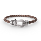 [LUXE JEWELRY]FORCE LARGE HORSESHOE NO DIAMOND BRACELET SILVER