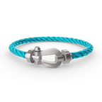 [LUXE JEWELRY]FORCE LARGE HORSESHOE NO DIAMOND BRACELET SILVER