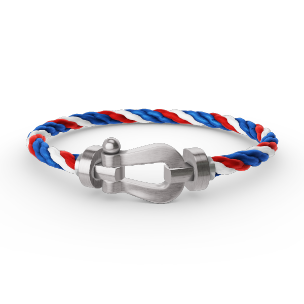 [LUXE JEWELRY]FORCE LARGE HORSESHOE NO DIAMOND BRACELET SILVER