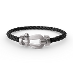 [LUXE JEWELRY]FORCE LARGE HORSESHOE NO DIAMOND BRACELET SILVER