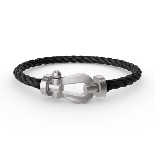 [LUXE JEWELRY]FORCE LARGE HORSESHOE NO DIAMOND BRACELET SILVER