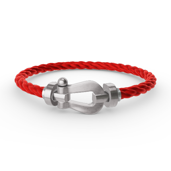 [LUXE JEWELRY]FORCE LARGE HORSESHOE NO DIAMOND BRACELET SILVER