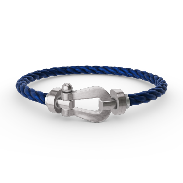 [LUXE JEWELRY]FORCE LARGE HORSESHOE NO DIAMOND BRACELET SILVER