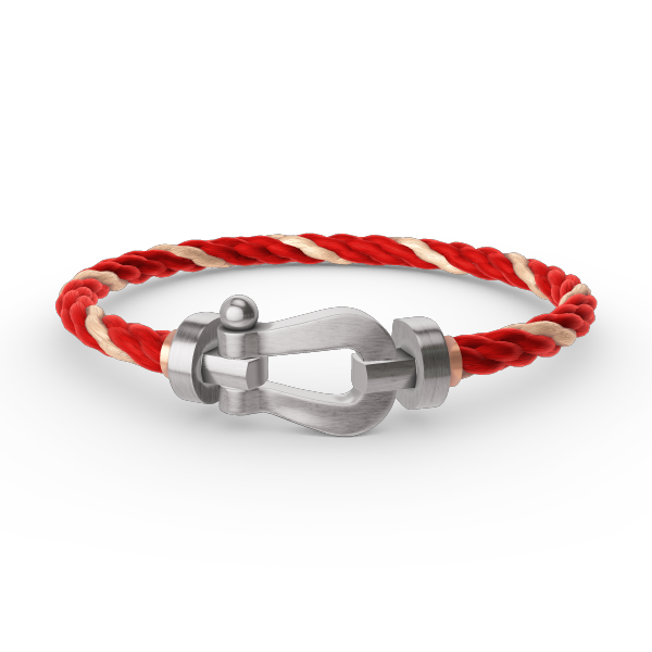 [LUXE JEWELRY]FORCE LARGE HORSESHOE NO DIAMOND BRACELET SILVER