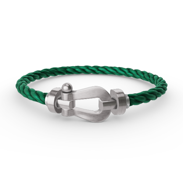 [LUXE JEWELRY]FORCE LARGE HORSESHOE NO DIAMOND BRACELET SILVER