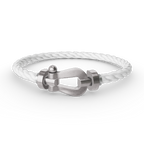 [LUXE JEWELRY]FORCE LARGE HORSESHOE NO DIAMOND BRACELET SILVER