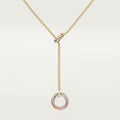 [LUXE JEWELRY] TRINITY DIAMONDS NECKLACE