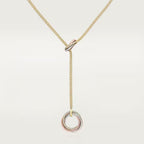 [LUXE JEWELRY] TRINITY DIAMONDS NECKLACE