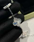 [LUXE JEWELRY] CLOVER 5 MOTIF LASER BRACELET COLLECTION