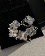 [LUXE JEWELRY] CLOVER 5 MOTIF LASER BRACELET COLLECTION